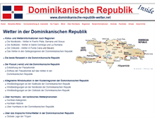 Tablet Screenshot of dominikanische-republik-wetter.net